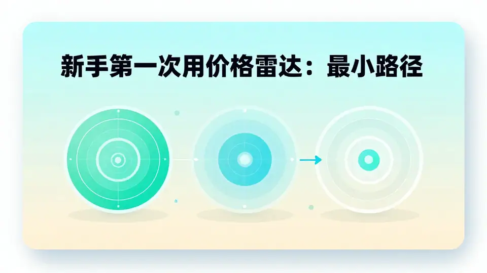 封面:新手第一次用价格雷达:最小路径
